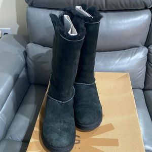 UGG black Bailey Bow tie Boots